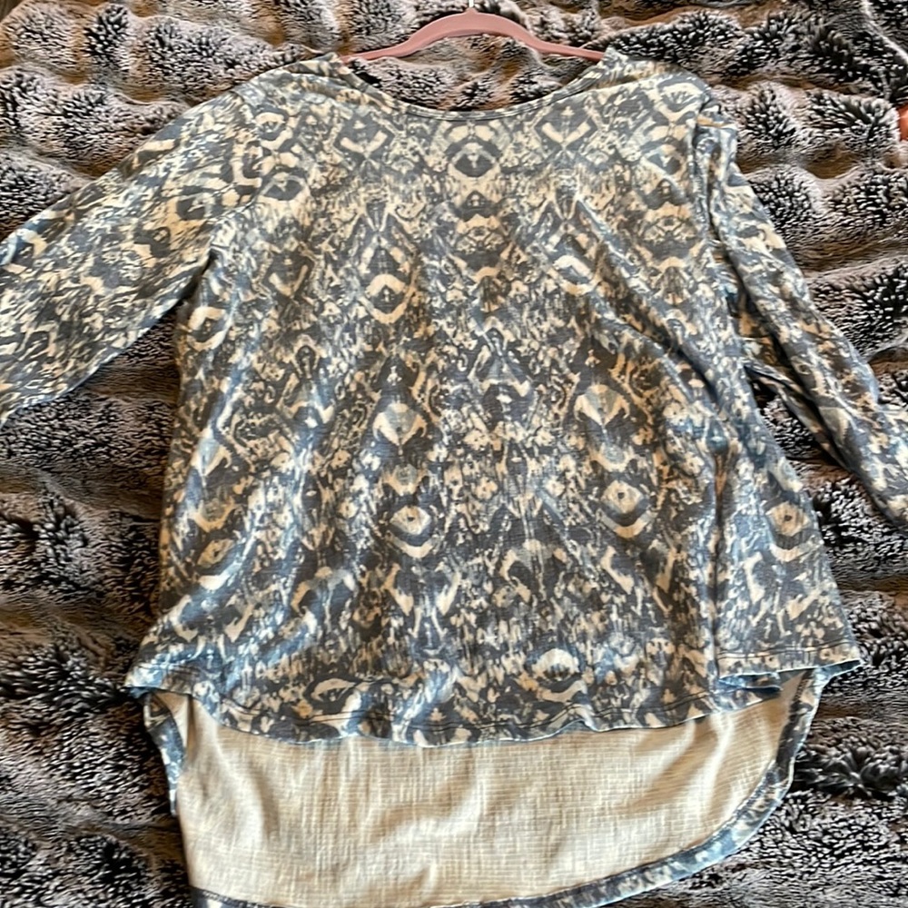Womens long sleeve top